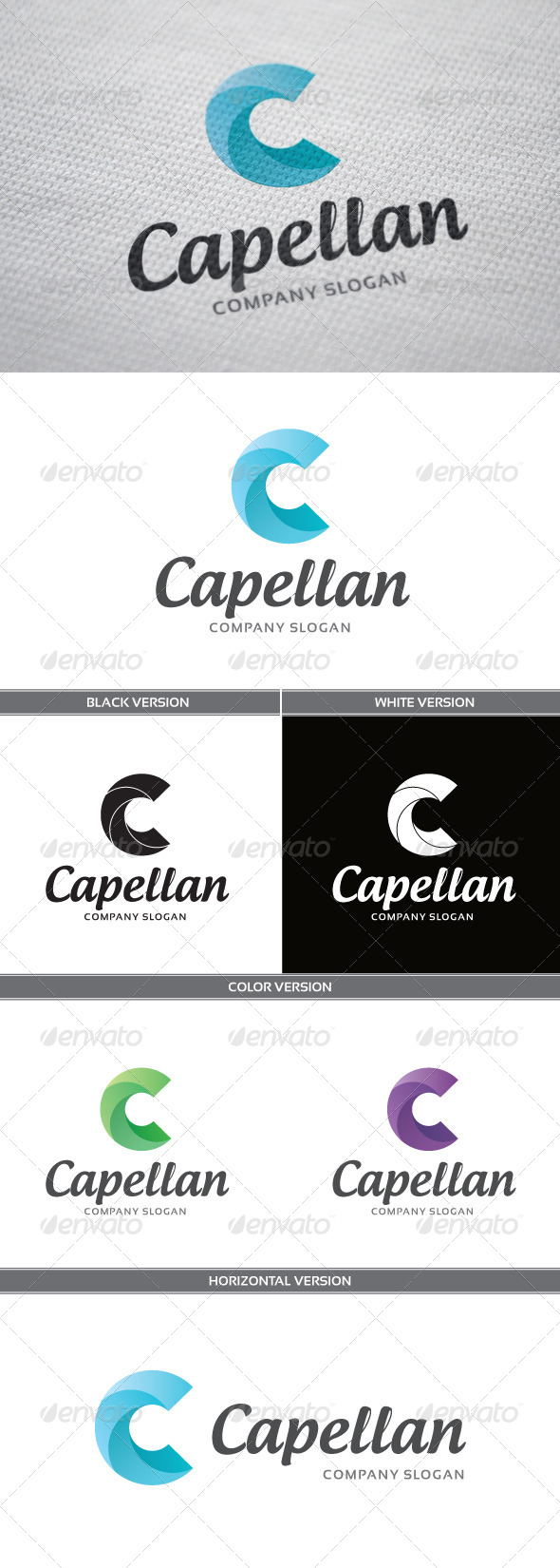 GraphicRiver Capellan Logo 4858280 GraphicRiver Capellan Logo 4858280