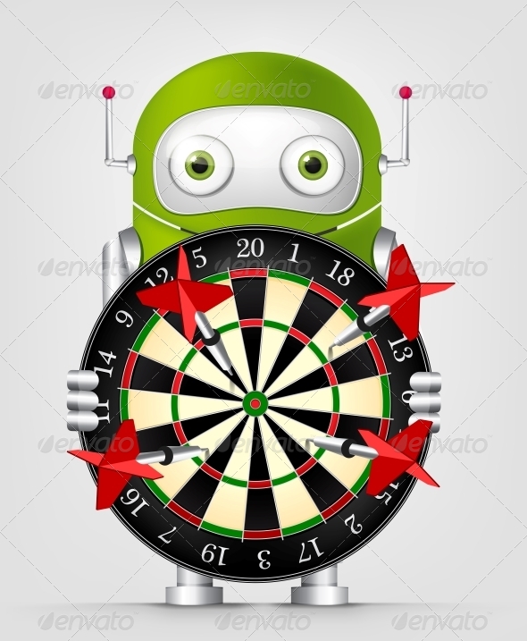 GraphicRiver Green Robot 4860293 GraphicRiver Green Robot 4860293