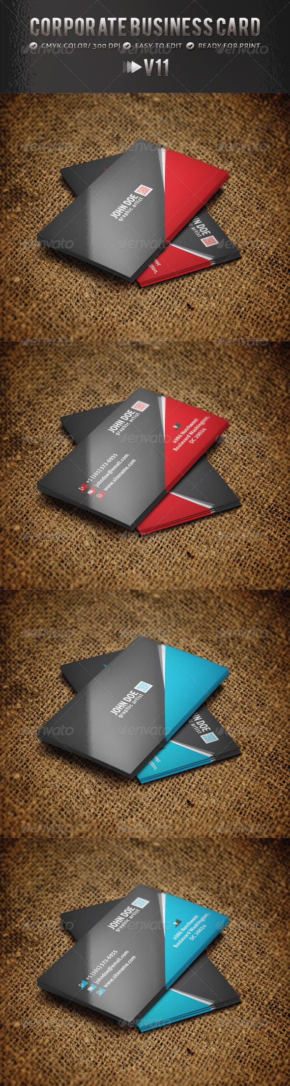 GraphicRiver Corporate Business Card V11 4861536 GraphicRiver Corporate Business Card V11 4861536