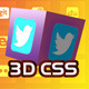 Social3D Retina Ready CSS Buttons - CodeCanyon Item for Sale