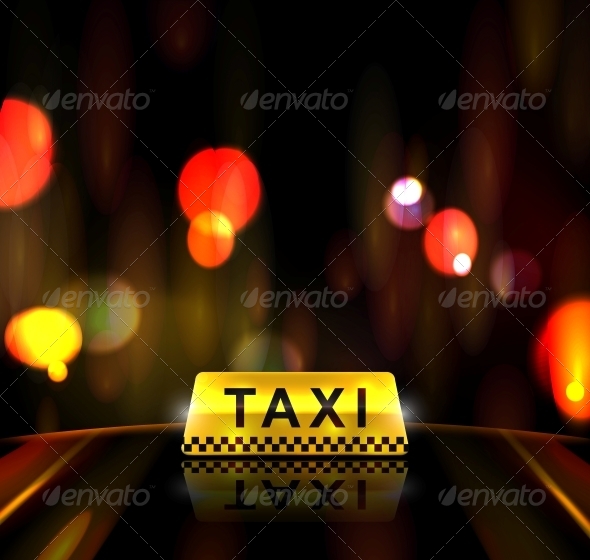GraphicRiver Taxi Service in City 4862373 GraphicRiver Taxi Service in City 4862373
