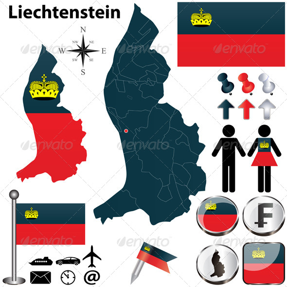 GraphicRiver Map of Liechtenstein 4864755 GraphicRiver Map of Liechtenstein 4864755