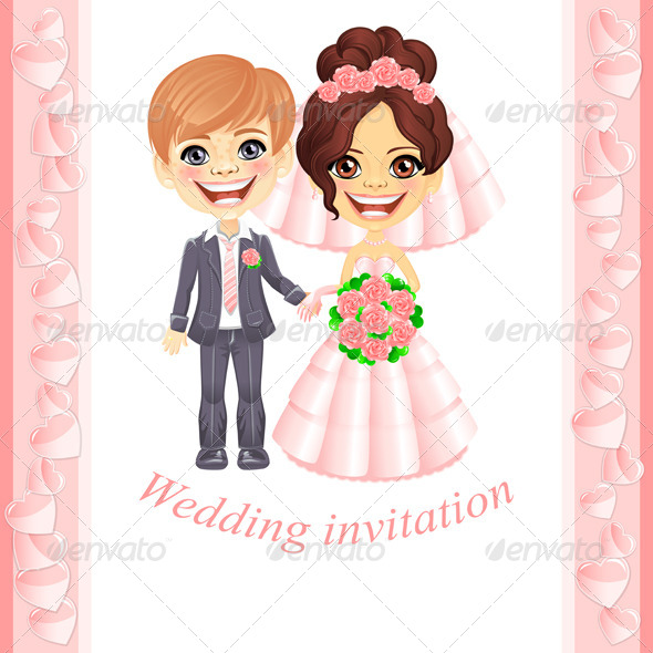 GraphicRiver Pink Wedding Invitation 4865768 GraphicRiver Pink Wedding Invitation 4865768