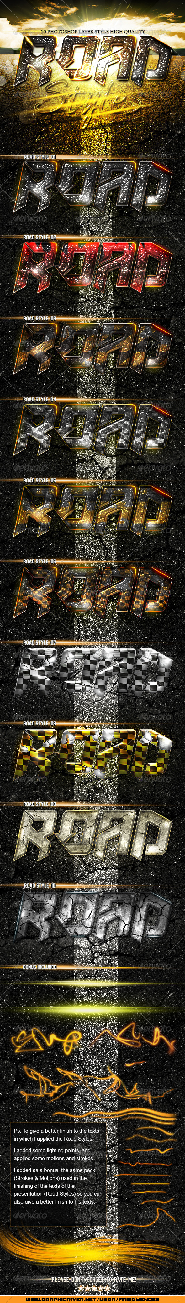 GraphicRiver Road Styles 4875565 GraphicRiver Road Styles 4875565