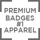Premium Badges #1 - Apparel Premium Badges #1 - Apparel - GraphicRiver Item for Sale
