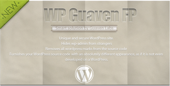 WordPress – Guaven FP – Unique source code and hidden wp-admin – CodeCanyon