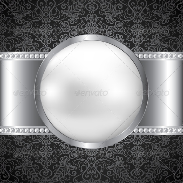 GraphicRiver Background with Pearl and Silver Frame 4882262 GraphicRiver Background with Pearl and Silver Frame 4882262