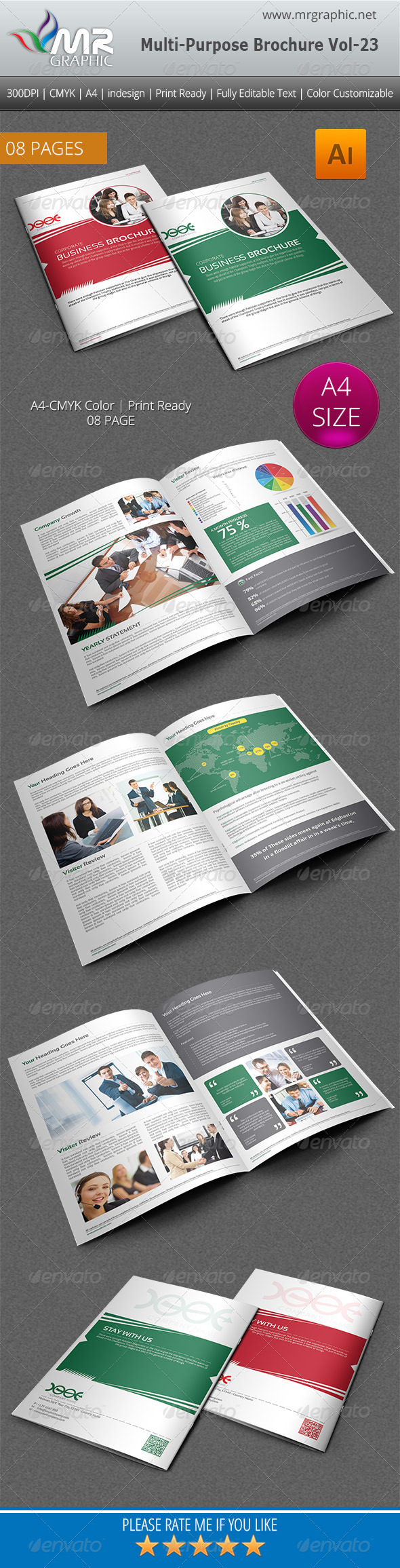 GraphicRiver Multipurpose Business Brochure Template Vol-23 4882747 GraphicRiver Multipurpose Business Brochure Template Vol-23 4882747