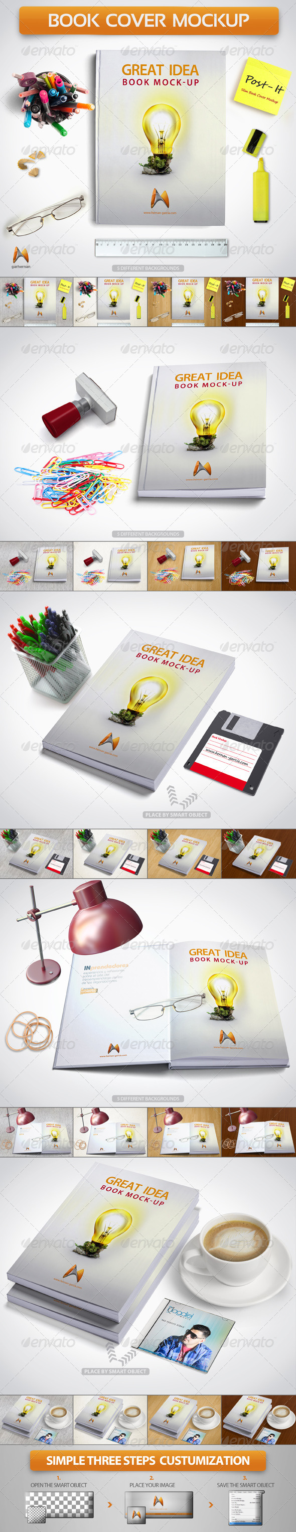 GraphicRiver Book Cover Mockup 4886067 GraphicRiver Book Cover Mockup 4886067