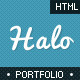 Halo: Stunning HTML Portfolio Theme - ThemeForest Item for Sale