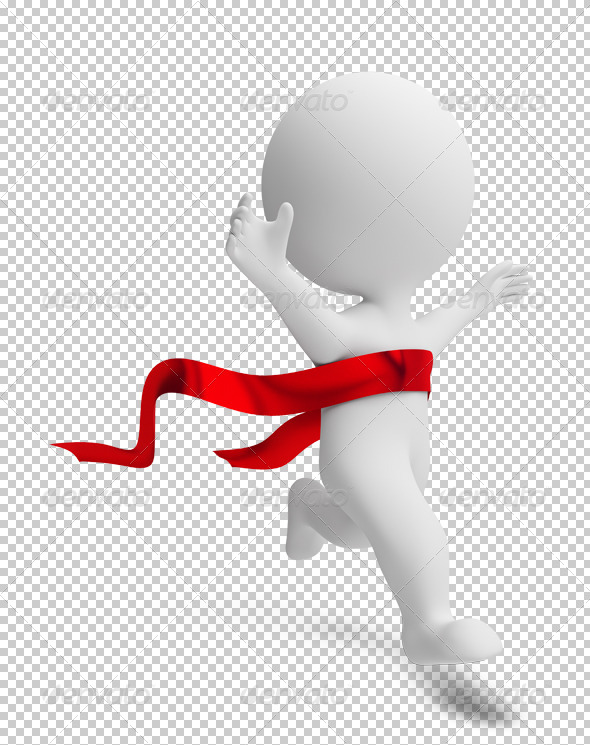 GraphicRiver 3D small people winner 4900699 GraphicRiver 3D small people winner 4900699