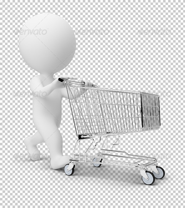 GraphicRiver 3D small people cart 4900728 GraphicRiver 3D small people cart 4900728