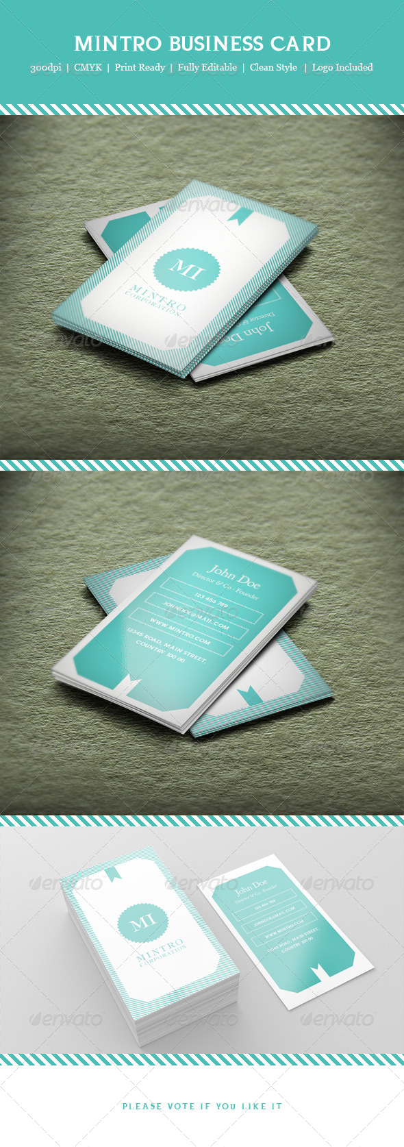 GraphicRiver Mintro Business Card 4837462 GraphicRiver Mintro Business Card 4837462