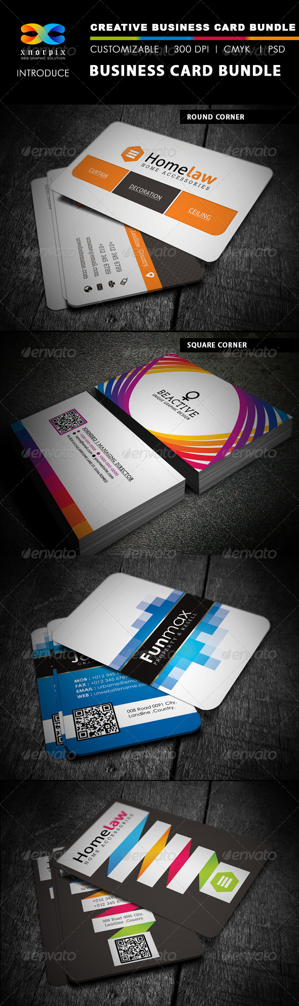 GraphicRiver Business Card Bundle 4 in 1-Vol 2 4904219 GraphicRiver Business Card Bundle 4 in 1-Vol 2 4904219