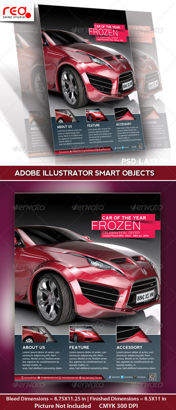 GraphicRiver Car Promotion Flyer Poster & Magazine Template 4906811 GraphicRiver Car Promotion Flyer Poster & Magazine Template 4906811