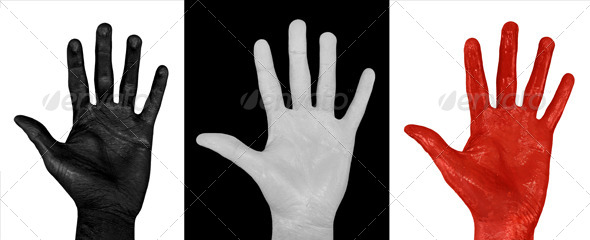 GraphicRiver Painted Hands White Black & Red 3-Pack 4915148 GraphicRiver Painted Hands White Black & Red 3-Pack 4915148