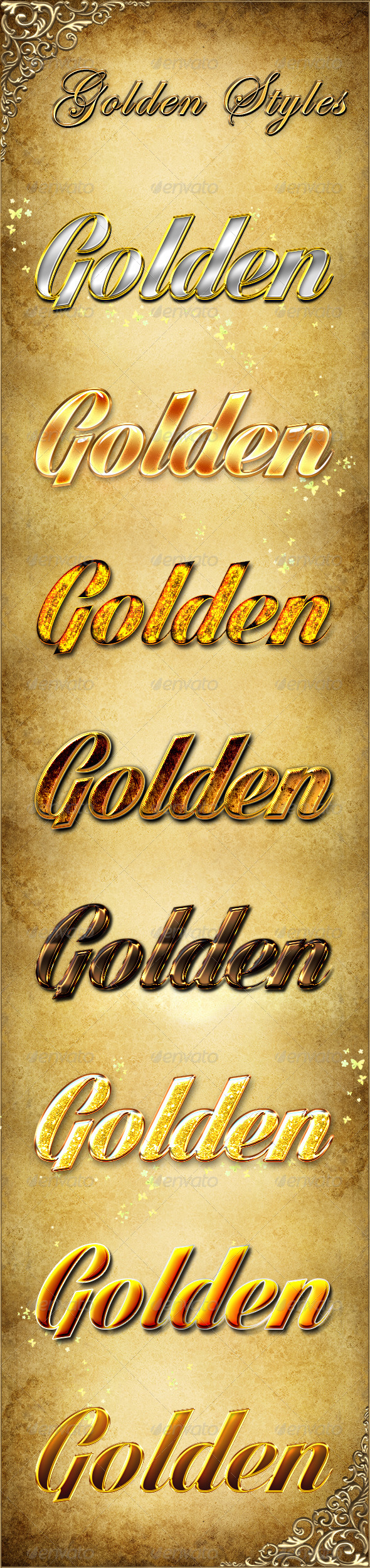 Golden Styles - Text Effects Styles