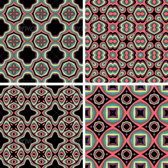 GraphicRiver Set of Seamless Colorful Retro Pattern Backgrounds 4921173 GraphicRiver Set of Seamless Colorful Retro Pattern Backgrounds 4921173