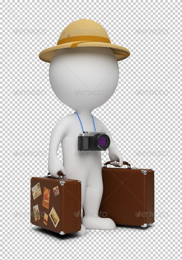 GraphicRiver 3D small people tourist 4921647 GraphicRiver 3D small people tourist 4921647