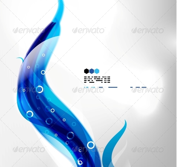 GraphicRiver Blue Wave Vector 4924420 GraphicRiver Blue Wave Vector 4924420