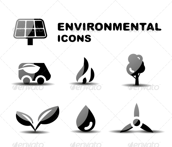 GraphicRiver Black Glossy Environmental Icon Set 4924440 GraphicRiver Black Glossy Environmental Icon Set 4924440
