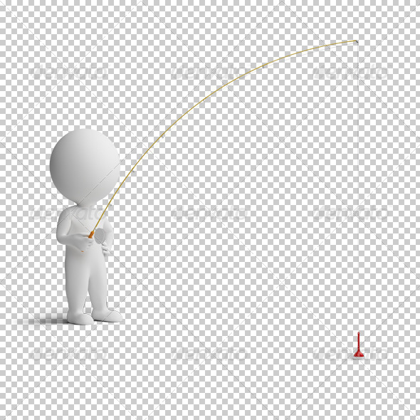 GraphicRiver 3D small people fishing 4925532 GraphicRiver 3D small people fishing 4925532