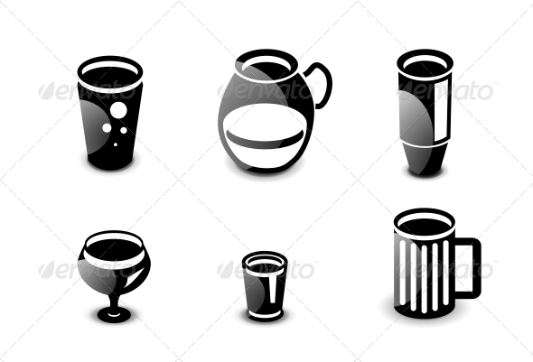 GraphicRiver Glossy Drinks and Beverages Icon Set 4926508 GraphicRiver Glossy Drinks and Beverages Icon Set 4926508