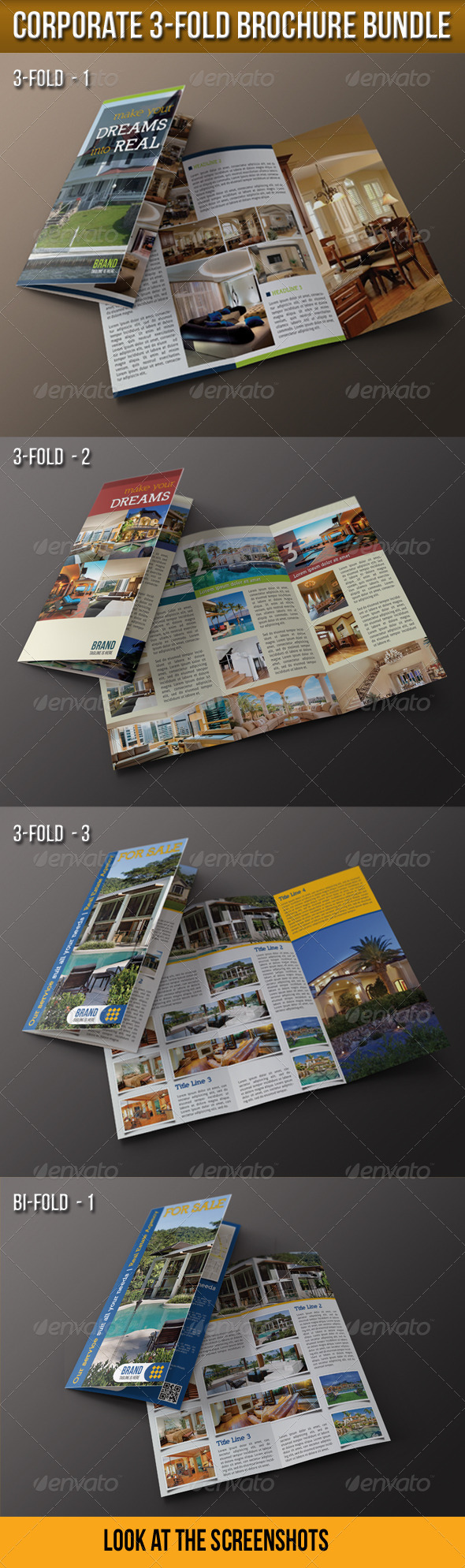GraphicRiver Corporate 3-Fold Brochure Bundle 4937216 GraphicRiver Corporate 3-Fold Brochure Bundle 4937216