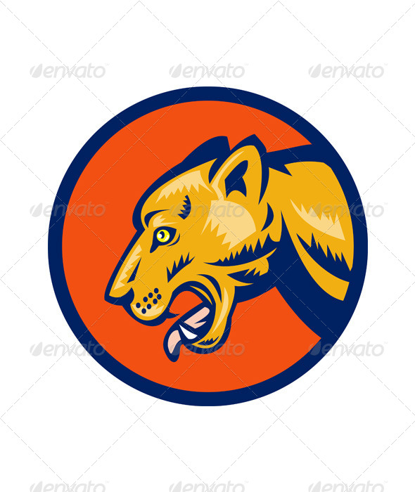 GraphicRiver Puma Woodcut Retro 4947860 GraphicRiver Puma Woodcut Retro 4947860