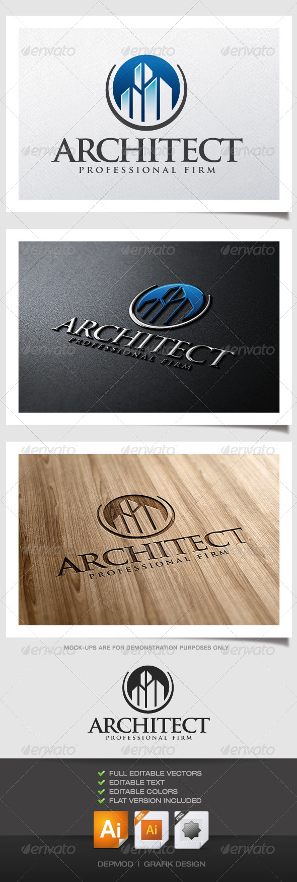 Architect Logo - Buildings Logo Templates