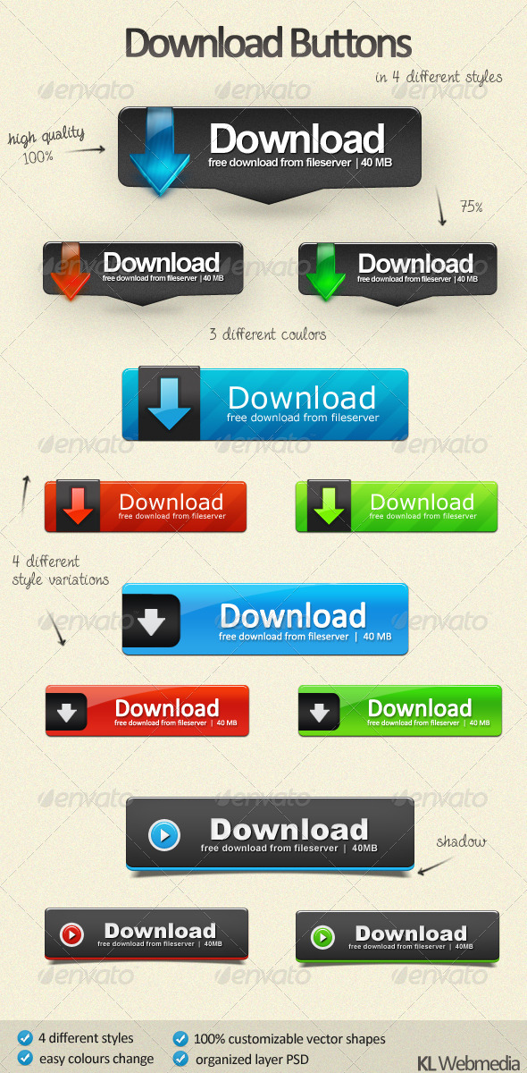 GraphicRiver Download Buttons Pack 510918 GraphicRiver Download Buttons Pack 510918