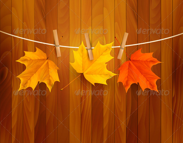 GraphicRiver Autumn Background with Leaves Vector 4949760 GraphicRiver Autumn Background with Leaves Vector 4949760