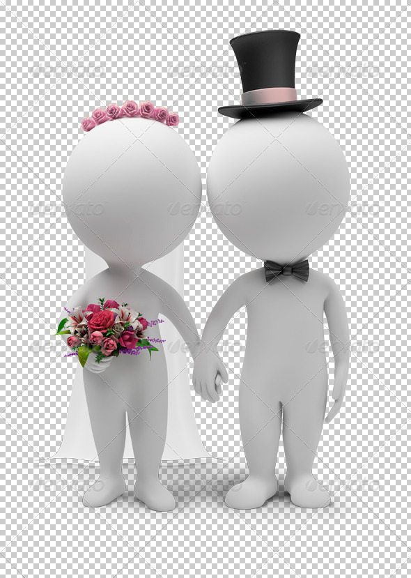 GraphicRiver 3D Small People Wedding 4958916 GraphicRiver 3D Small People Wedding 4958916