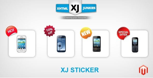 XJ-Product-Sticker-Magento-Extension
