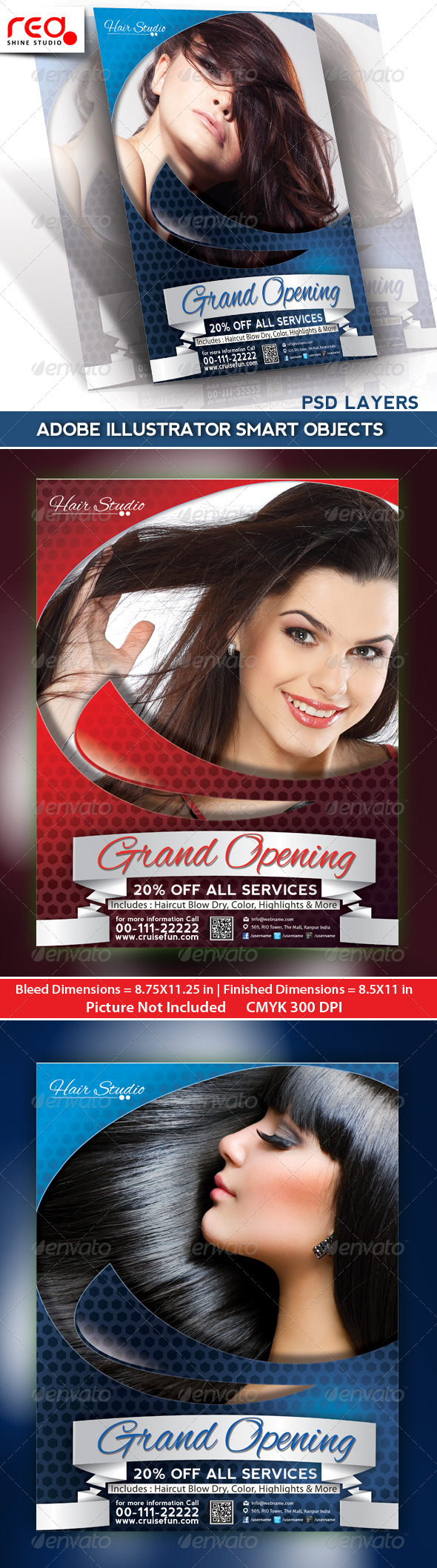 GraphicRiver Hair Dresser Flyer Poster Magazine Template 4966832 GraphicRiver Hair Dresser Flyer Poster Magazine Template 4966832