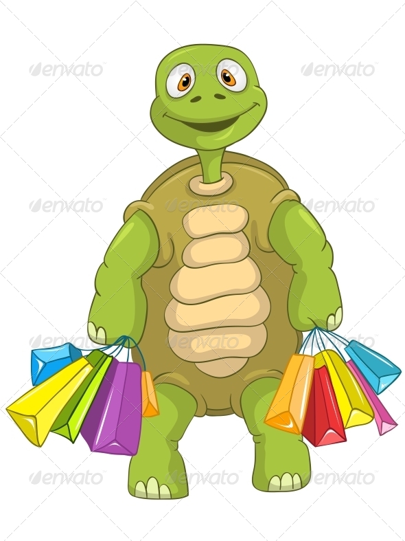 GraphicRiver Turtle Shopping 4968623 GraphicRiver Turtle Shopping 4968623