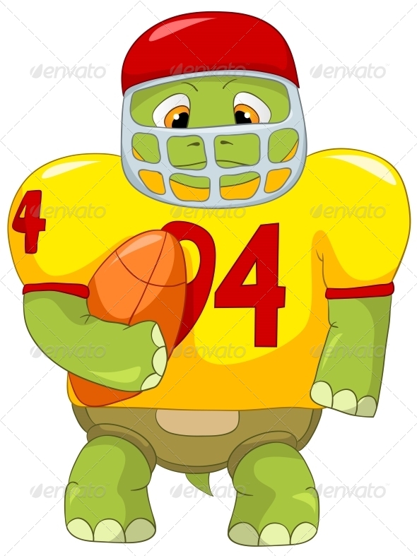 GraphicRiver Turtle Rugby 4968684 GraphicRiver Turtle Rugby 4968684