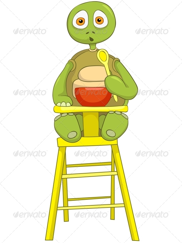 GraphicRiver Turtle Baby Eating 4968900 GraphicRiver Turtle Baby Eating 4968900