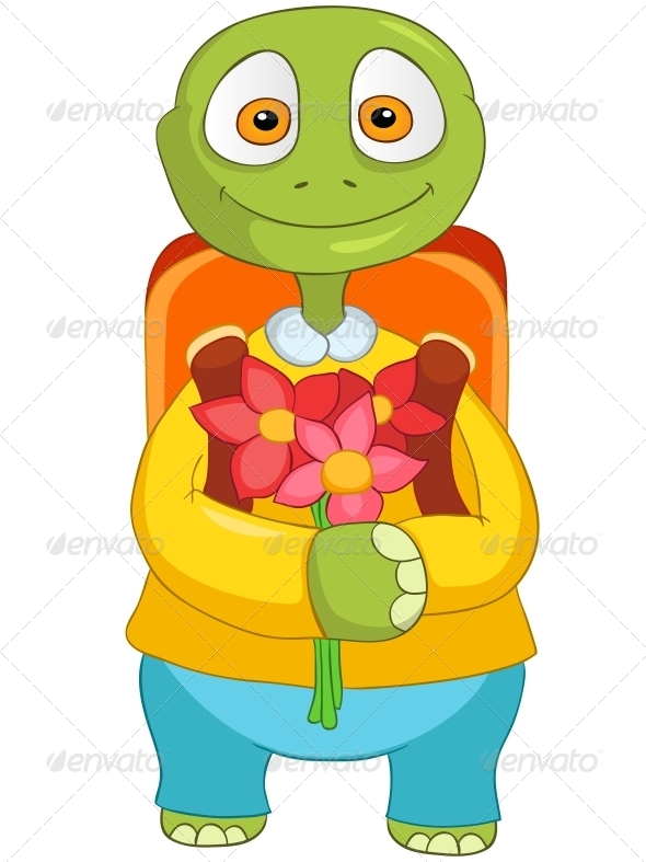 GraphicRiver Turtle Back to school 4968902 GraphicRiver Turtle Back to school 4968902