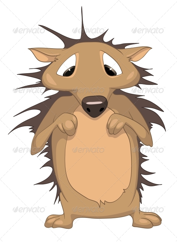 GraphicRiver Cartoon Character Hedgehog 4969308 GraphicRiver Cartoon Character Hedgehog 4969308