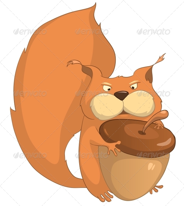GraphicRiver Cartoon Character Squirrel 4969486 GraphicRiver Cartoon Character Squirrel 4969486