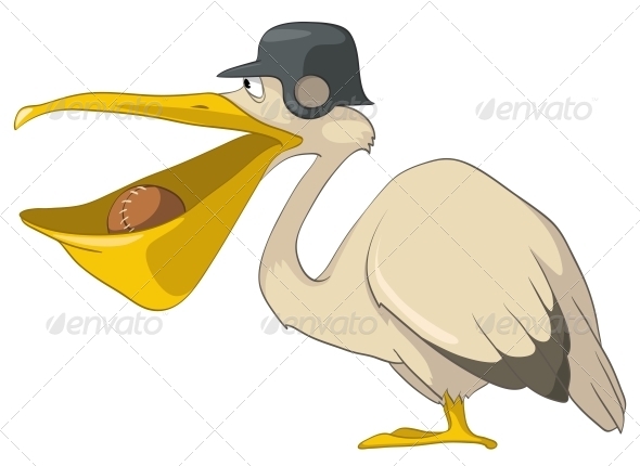 GraphicRiver Cartoon Character Pelican 4969525 GraphicRiver Cartoon Character Pelican 4969525