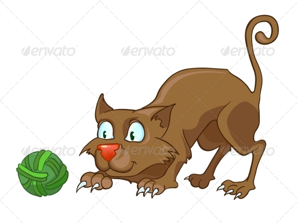 GraphicRiver Cartoon Character Cat 4969540 GraphicRiver Cartoon Character Cat 4969540