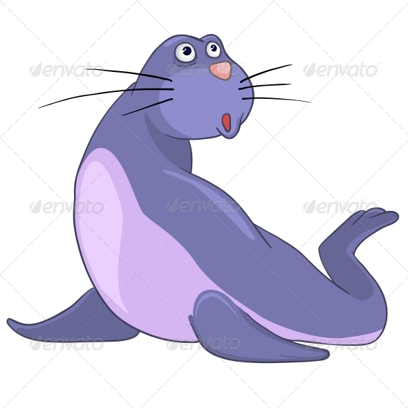 GraphicRiver Cartoon Character Seal 4970115 GraphicRiver Cartoon Character Seal 4970115