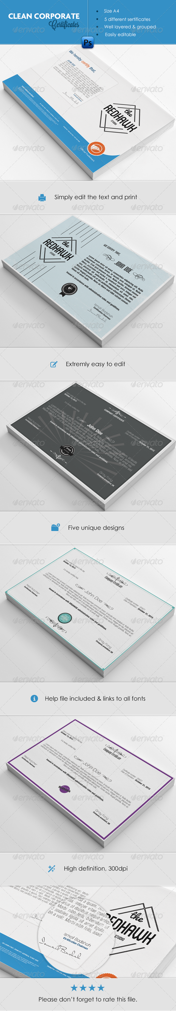 Certificate Pack - Certificates Stationery