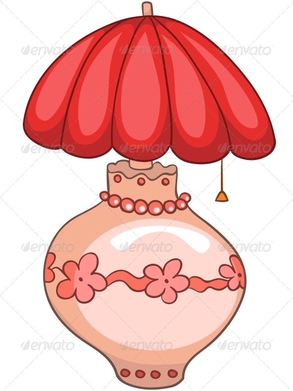 GraphicRiver Cartoon Home Lamp 4970573 GraphicRiver Cartoon Home Lamp 4970573