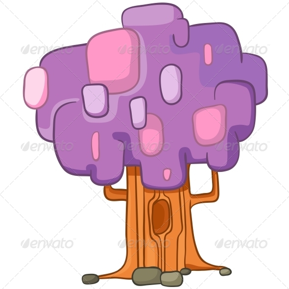 GraphicRiver Cartoon Tree 4970865 GraphicRiver Cartoon Tree 4970865