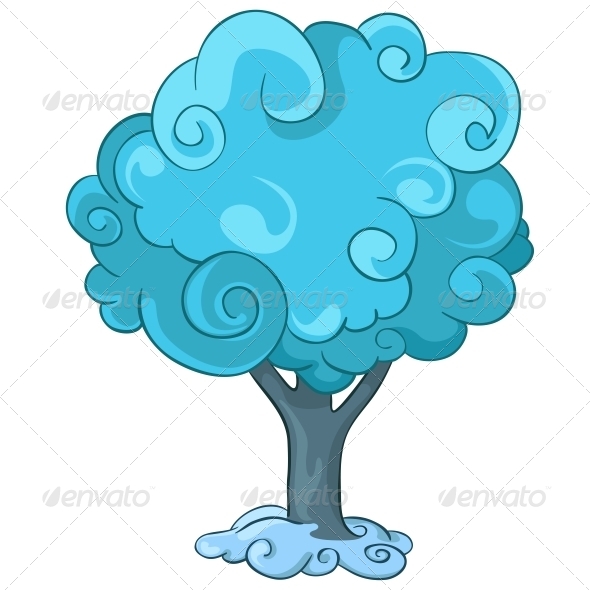 GraphicRiver Cartoon Tree 4970870 GraphicRiver Cartoon Tree 4970870