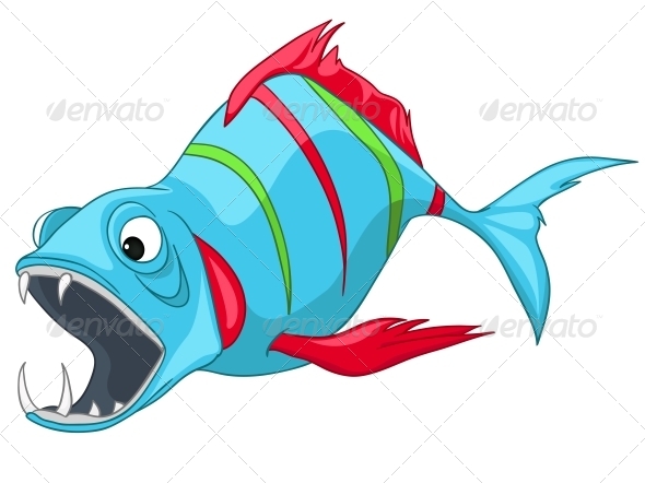 GraphicRiver Cartoon Character Fish 4971113 GraphicRiver Cartoon Character Fish 4971113