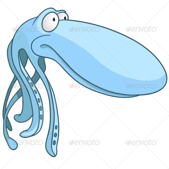 GraphicRiver Cartoon Character Octopus 4971273 GraphicRiver Cartoon Character Octopus 4971273